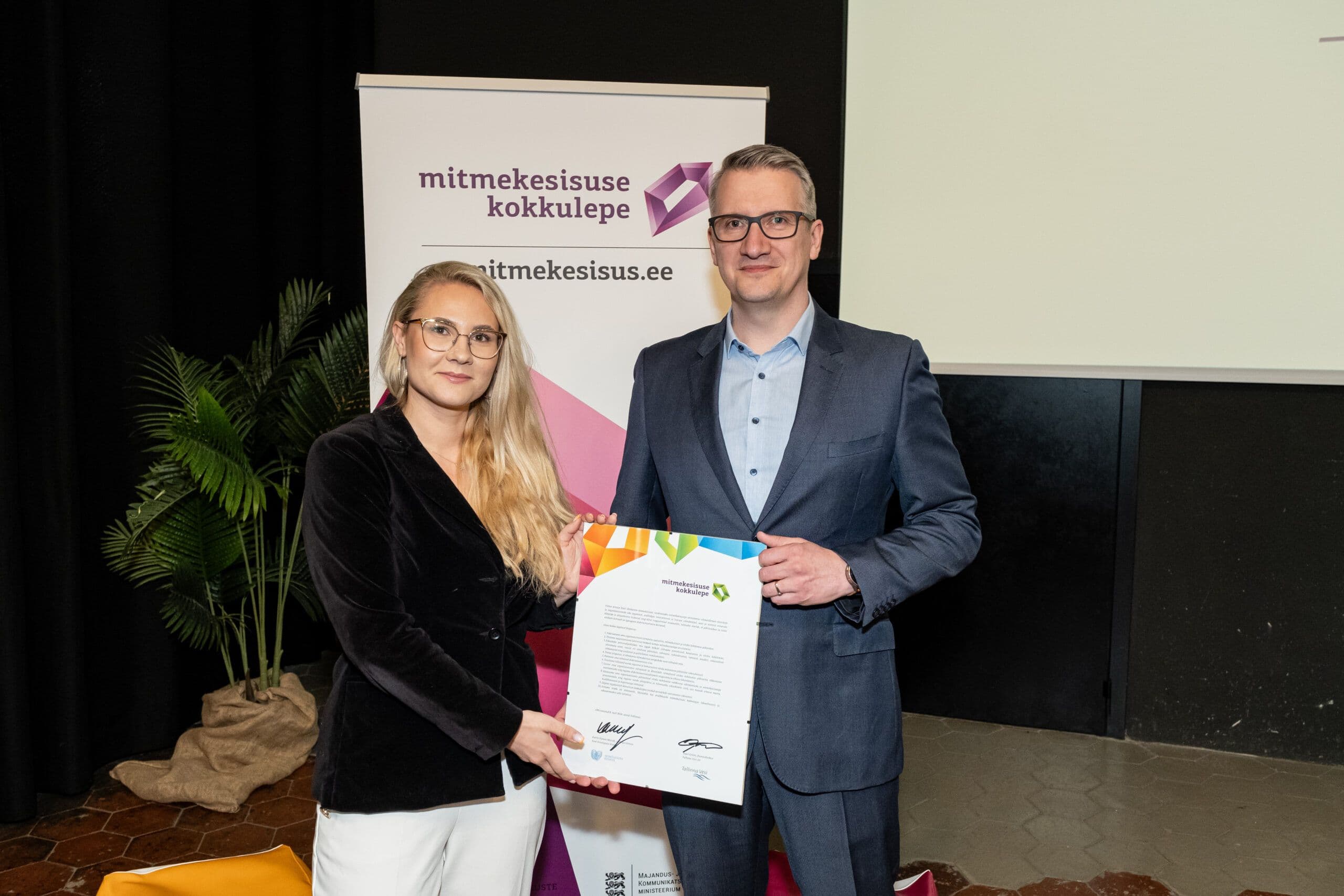 Tallinna Vesi liitus mitmekesisuse kokkuleppega