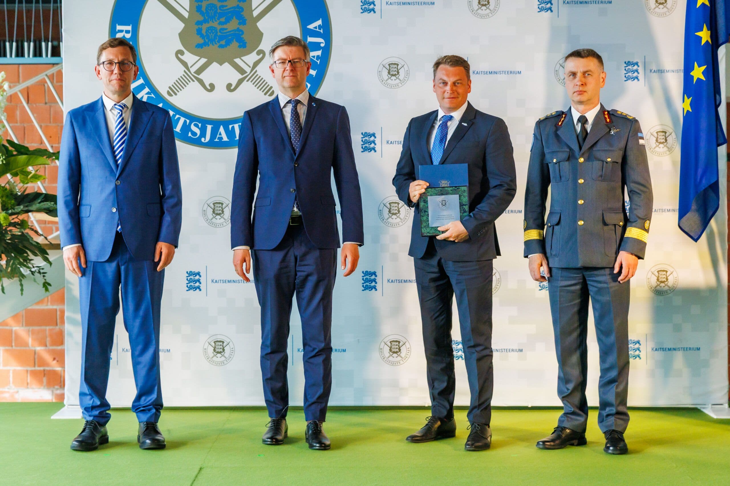 Pälvisime Kaitseministeeriumilt “Riigikaitsjate toetaja” hõbemärgise